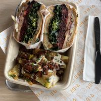 Burger  at Vibe Organic Kitchen & Juice in Newport Beach