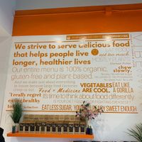 Mission and vision at Vibe Organic Kitchen & Juice in Newport Beach