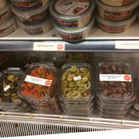 Marinated mixes & dips at Cedar Bakery in Preston