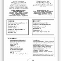 English menu continued at Inspiracion 9 in Tijuana