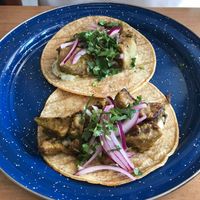 Tacos de carnitas at Inspiracion 9 in Tijuana