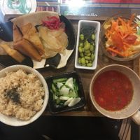 Today’s Menu at SOJO Esperanto-Vegana Kafejo in Tokyo
