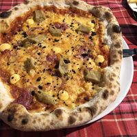 Seitan pizza  at Tuba - Food and Lounge in Oulu