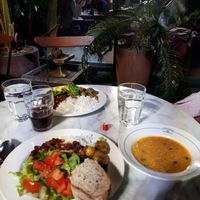 Lunch buffet at Govindas - Centralbadet in Stockholm
