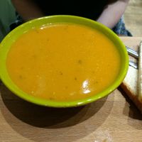 lentil soup at Little Barista in Burnley
