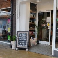 Outside at Little Barista in Burnley