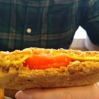 Cheese toastie at Little Barista in Burnley