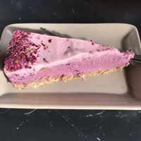 Berry cheezecake  at Natural Bar & Kitchen in Birmingham