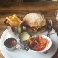The Ultimate Vegan Burger at Natural Bar & Kitchen in Birmingham