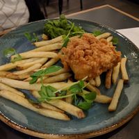 Tofu fish and chips at Natural Bar & Kitchen in Birmingham