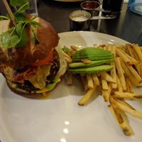 Ultimate vegan burger at Natural Bar & Kitchen in Birmingham