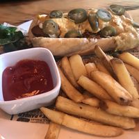 Hotdog at Natural Bar & Kitchen in Birmingham