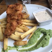 Tofu fish and chips 💚 at Natural Bar & Kitchen in Birmingham