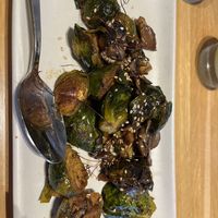 Roasted brussel sprouts  at True Food Kitchen in Naples