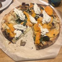 Completely vegan pizza.    at True Food Kitchen in Naples
