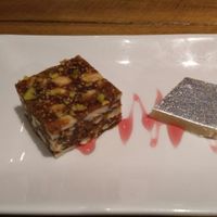 vegan indian sweets at Manjus in Brighton