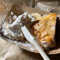 A mix of two cakes. Well, what it remains… at Khambú Quart in Valencia