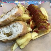 Curry wurst  at Khambú Quart in Valencia