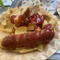 Currywurst  at Khambú Quart in Valencia