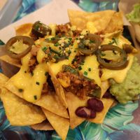 Nachos at Khambú Quart in Valencia