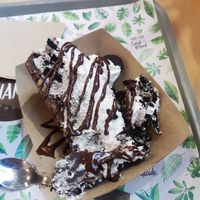 Oreo tarte at Khambú Quart in Valencia