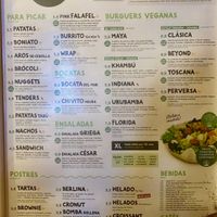 Menu on the 27.10.2023 at Khambú Quart in Valencia