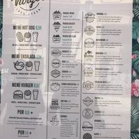 menu at Khambú Quart in Valencia