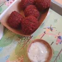 Falafel at Khambú Quart in Valencia
