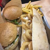 We had forgotten how big the portions were! at Khambú Quart in Valencia