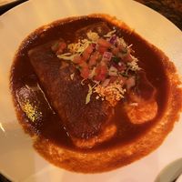 Mushroom enchiladas without the cheese  at Rosa Mexicano in National Harbor