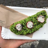 Avocado bread at Lifehouse Bistro in Prague