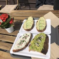The eggless sandwich was delicious! at Lifehouse Bistro in Prague