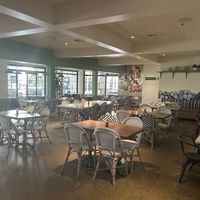 Downstairss  at Flower Child in Del Mar