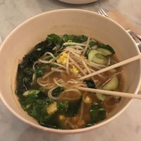 vegan ramen at Flower Child in Del Mar
