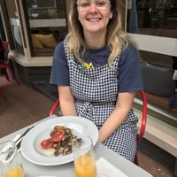 Vegan breakfast  at The Vanilla Pod in Lynton