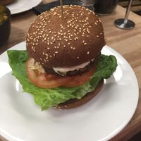 VBD burger at MooFree Burgers  in Maroochydore