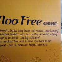 Philosophy of where the idea came from. at MooFree Burgers  in Maroochydore