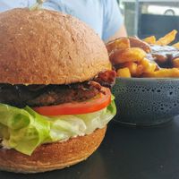 VBD Burger at MooFree Burgers  in Maroochydore
