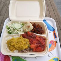 Sooo dam good. Thats a dahl in there! at Mini Mini Street Food in Pula