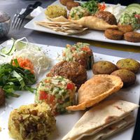 Great vegan plate  at Topoly in Havana