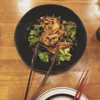 Mushroom Salad at Hakko in Hirao