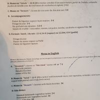 Menu: all vegan at Mo Mo - Saint-Gilles in Brussels