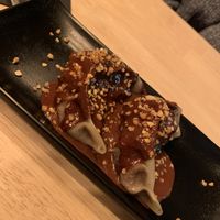 Chocolate momos   at Mo Mo - Saint-Gilles in Brussels