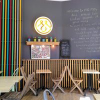 Eat-in space at Mo Mo - Saint-Gilles in Brussels
