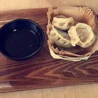 Steamed dumplings  at Mo Mo - Saint-Gilles in Brussels