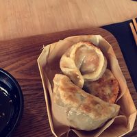 Fried dumplings  at Mo Mo - Saint-Gilles in Brussels