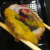 Vegan tempura vol II (so tasty and crispy!!) at Sushi Plaza in Tallinn