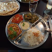 Vegan special thali at Masala Masala - Odengatan in Stockholm