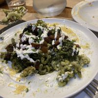 Fideuá de pesto vegano  at Black Salad in Vitoria Gasteiz