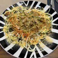 Zoodles  at Black Salad in Vitoria Gasteiz